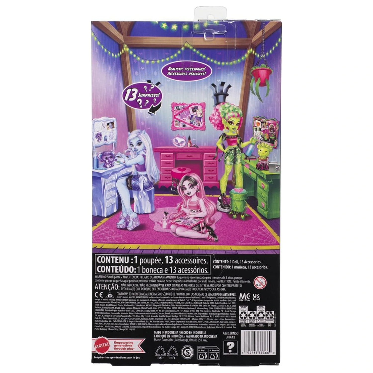 Monster High panenka Self-Scare Secrets Draculaura fotografii produktu