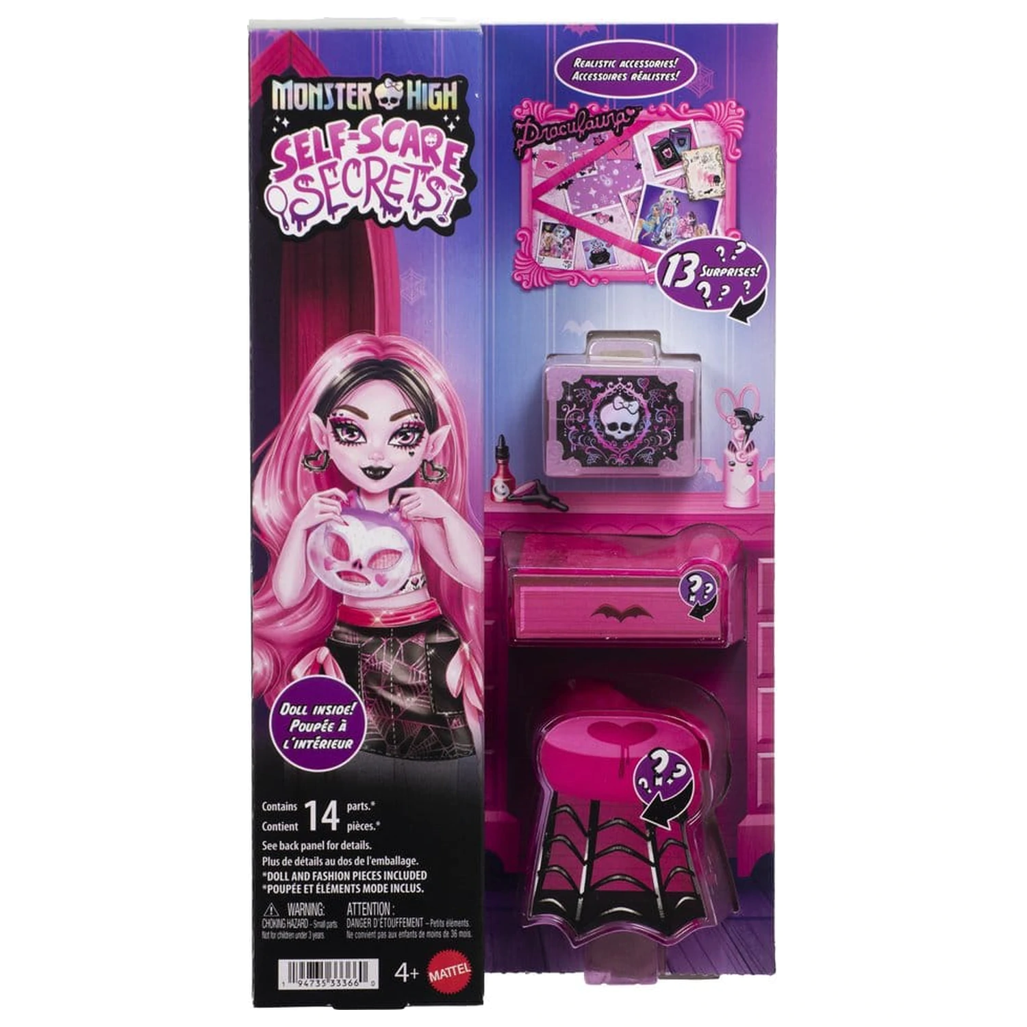 Monster High panenka Self-Scare Secrets Draculaura fotografii produktu