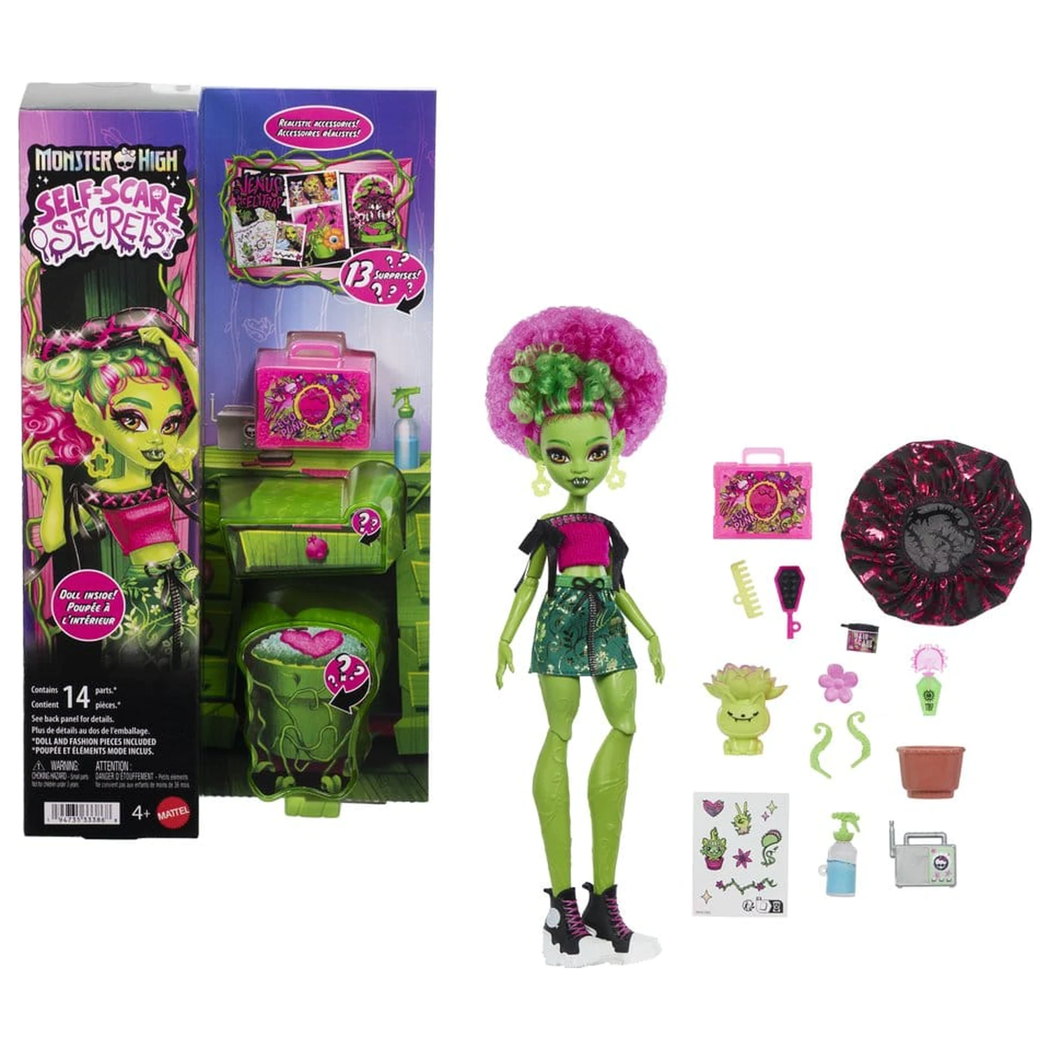 Monster High Self-Scare Secrets Panenka Venus McFlytrap fotografii produktu