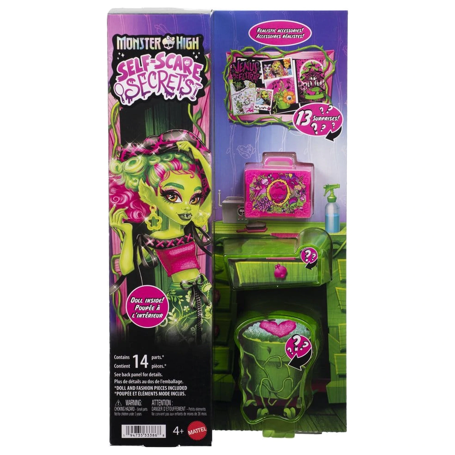 Monster High Self-Scare Secrets Panenka Venus McFlytrap fotografii produktu