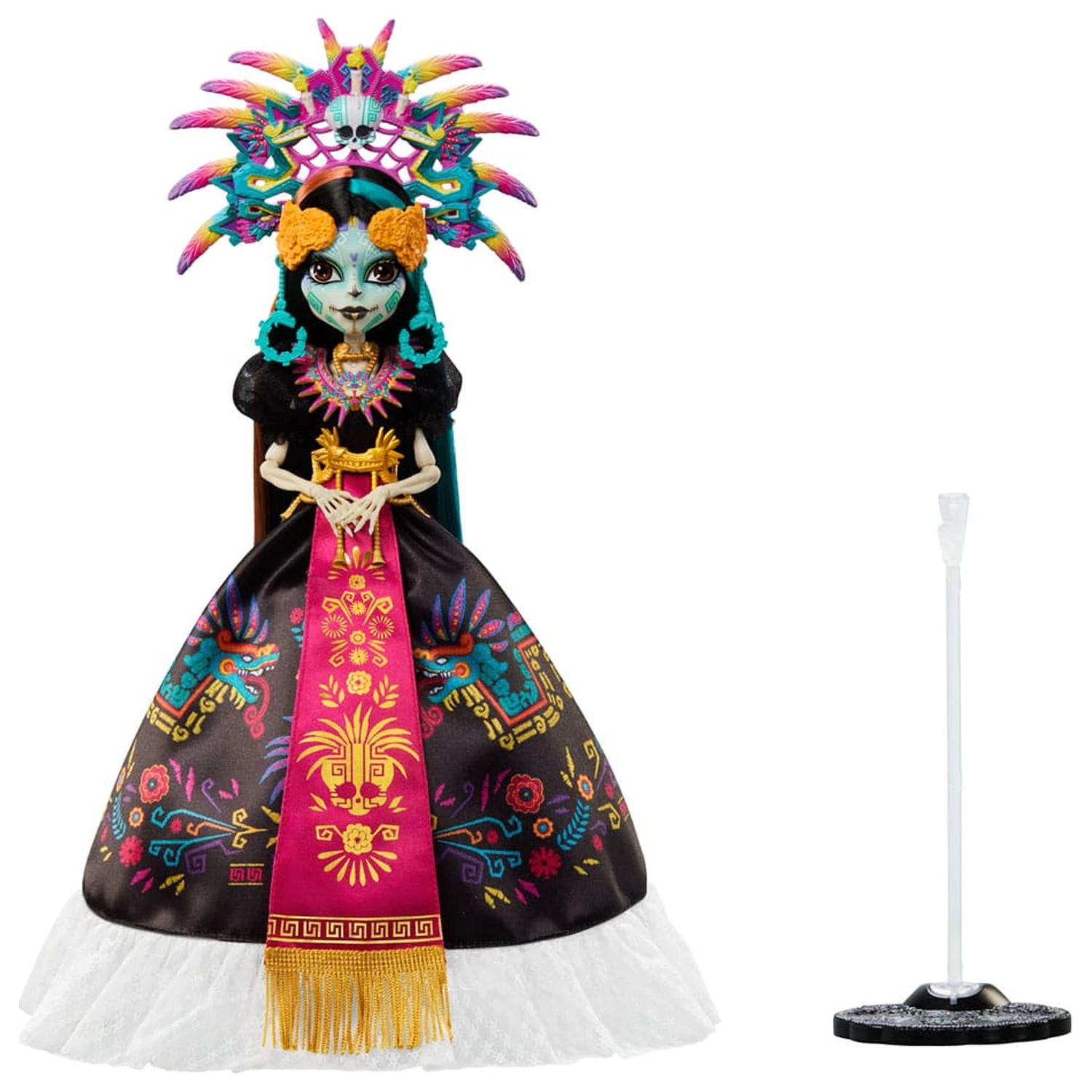 Monster High Skullector panenka Skelita Calaveras Día de Muertos Edition 32 cm fotografii produktu