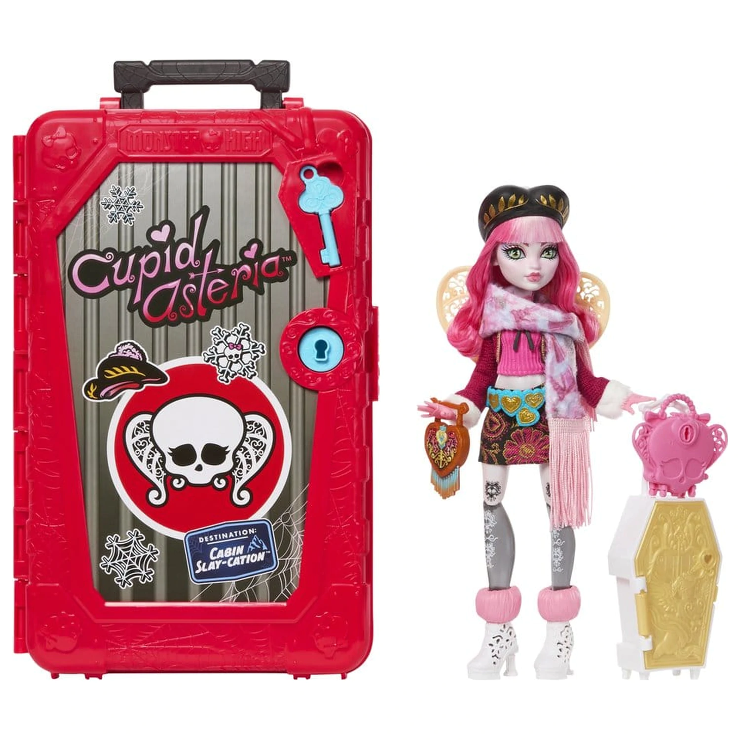 Monster High Skulltimate Secrets panenka Cupid Asteria fotografii produktu