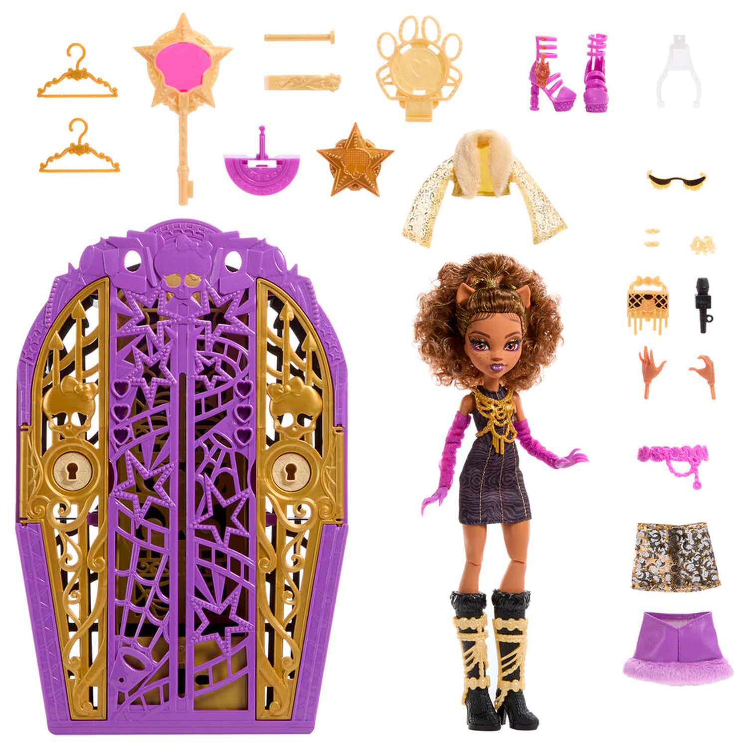 Panenka Monster High Skulltimate Secrets Hauntlywood Mysteries Clawdeen fotografii produktu