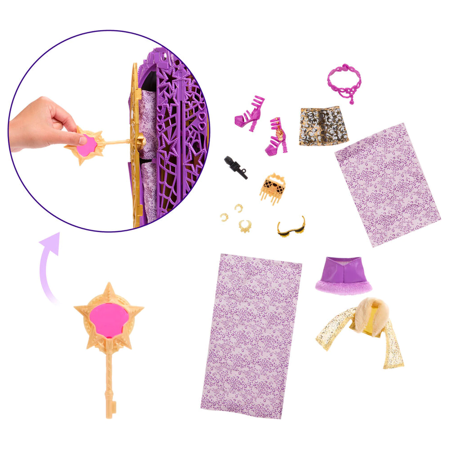 Panenka Monster High Skulltimate Secrets Hauntlywood Mysteries Clawdeen fotografii produktu