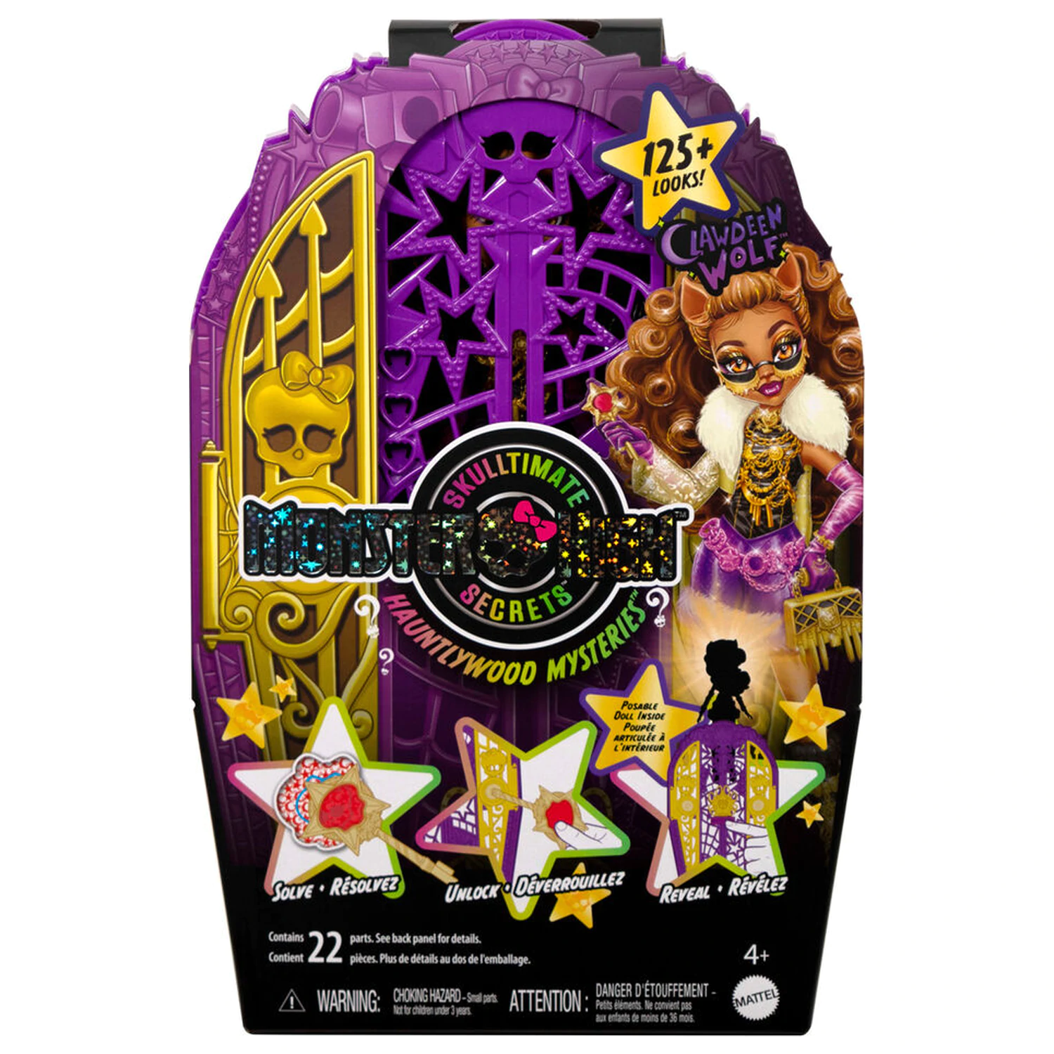 Panenka Monster High Skulltimate Secrets Hauntlywood Mysteries Clawdeen fotografii produktu