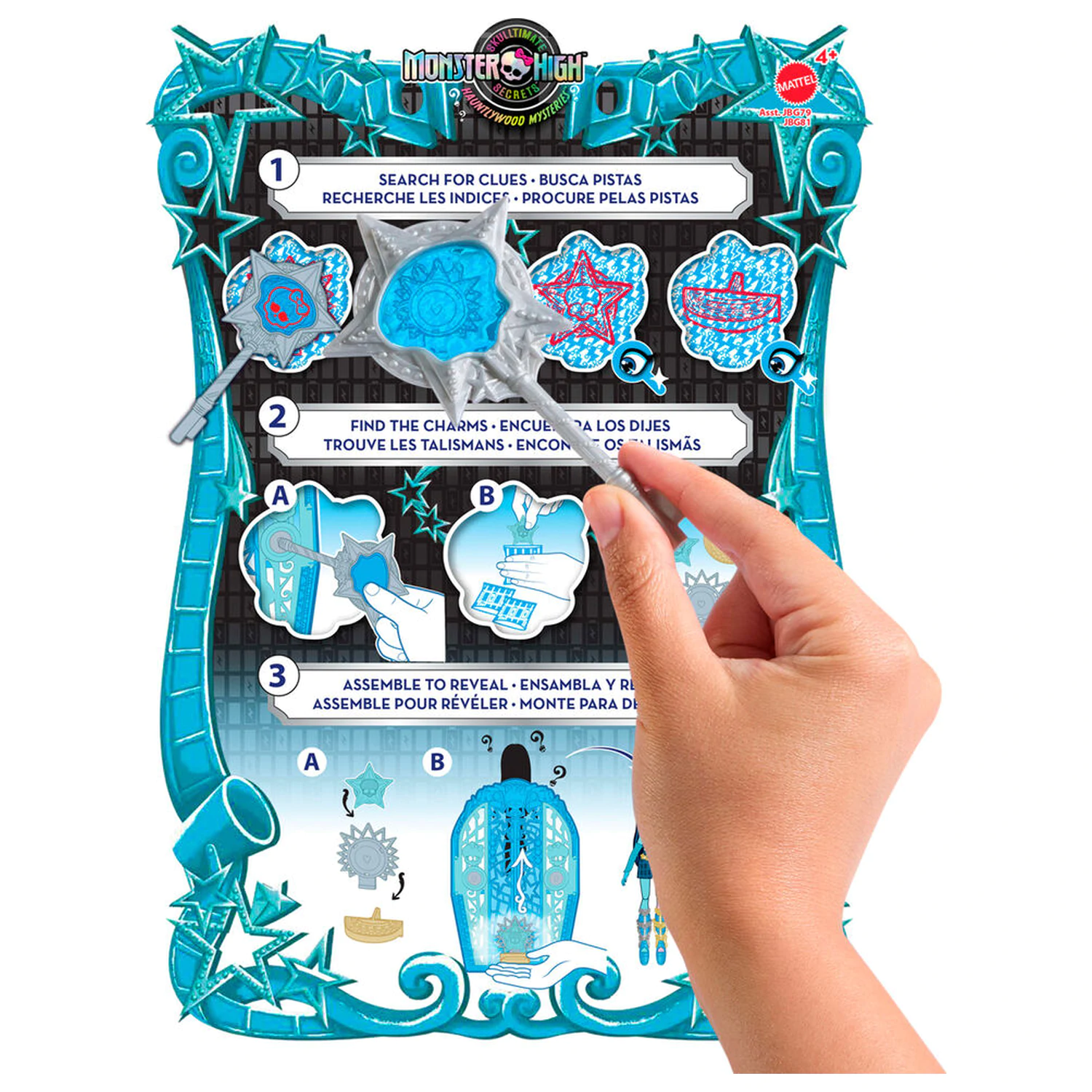 Monster High Skulltimate Secrets Hauntlywood Mysteries Frankie panenka fotografii produktu