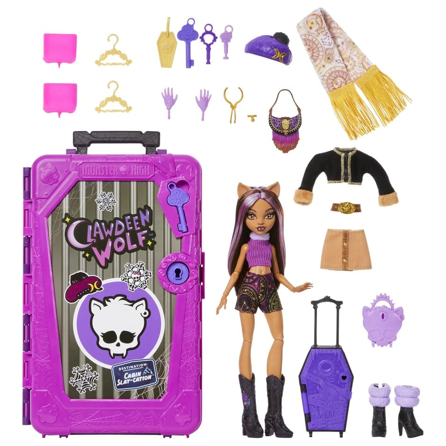 Monster High Skulltimate Secrets panenka Clawdeen Wolf fotografii produktu