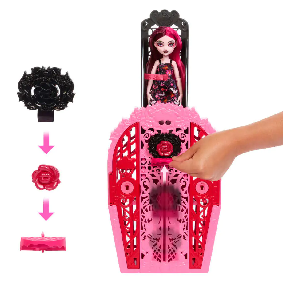 Monster High Skulltimate Secrets Midnight Garden Draculaura panenka fotografii produktu