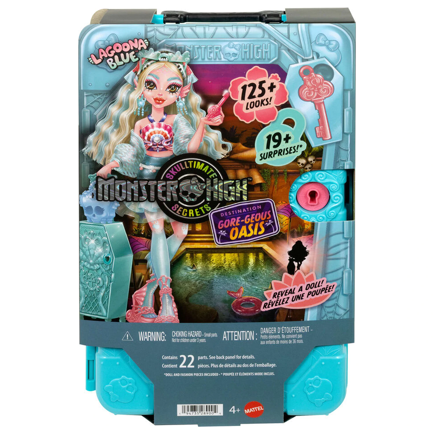 Panenka Monster High Skulltimate Secrets Series 7 Lagoona Blue fotografii produktu