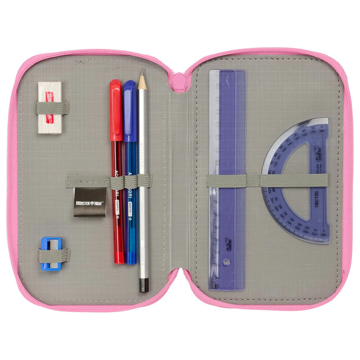 Monster High trojitý penál 37 ks fotografii produktu