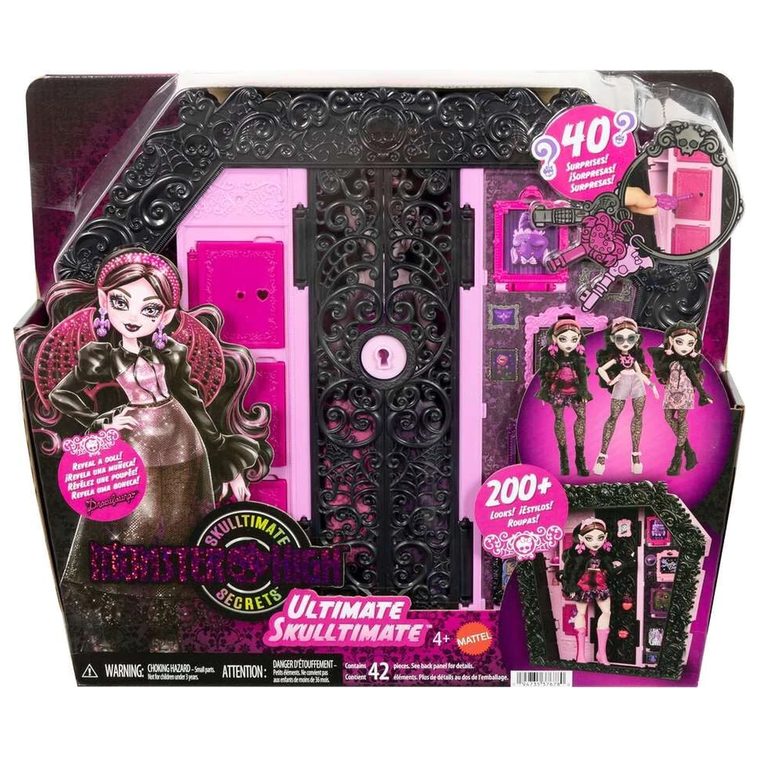 Monster High Ultimate Skulltimate panenka Draculaura a šatník fotografii produktu