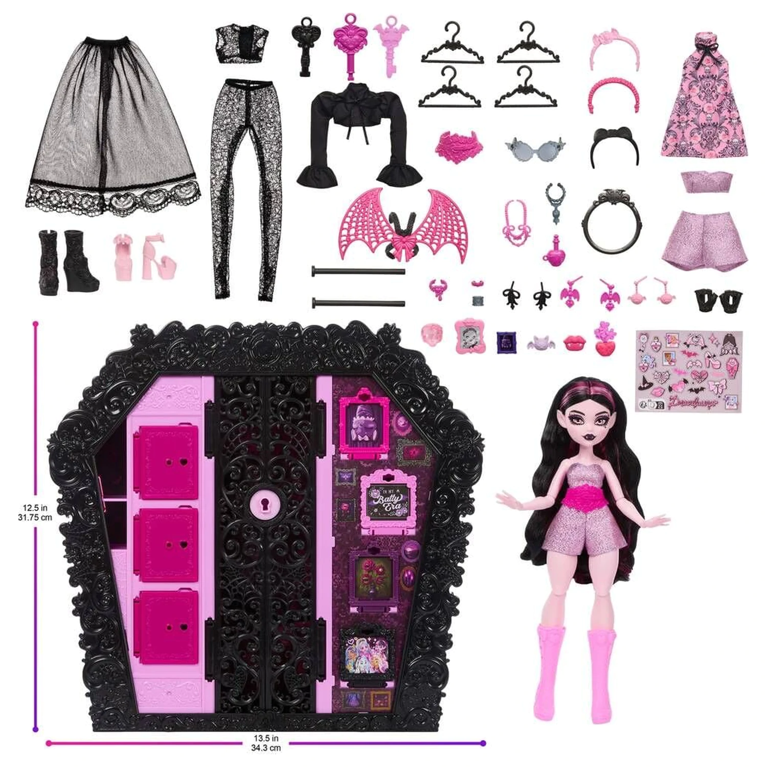 Monster High Ultimate Skulltimate panenka Draculaura a šatník fotografii produktu