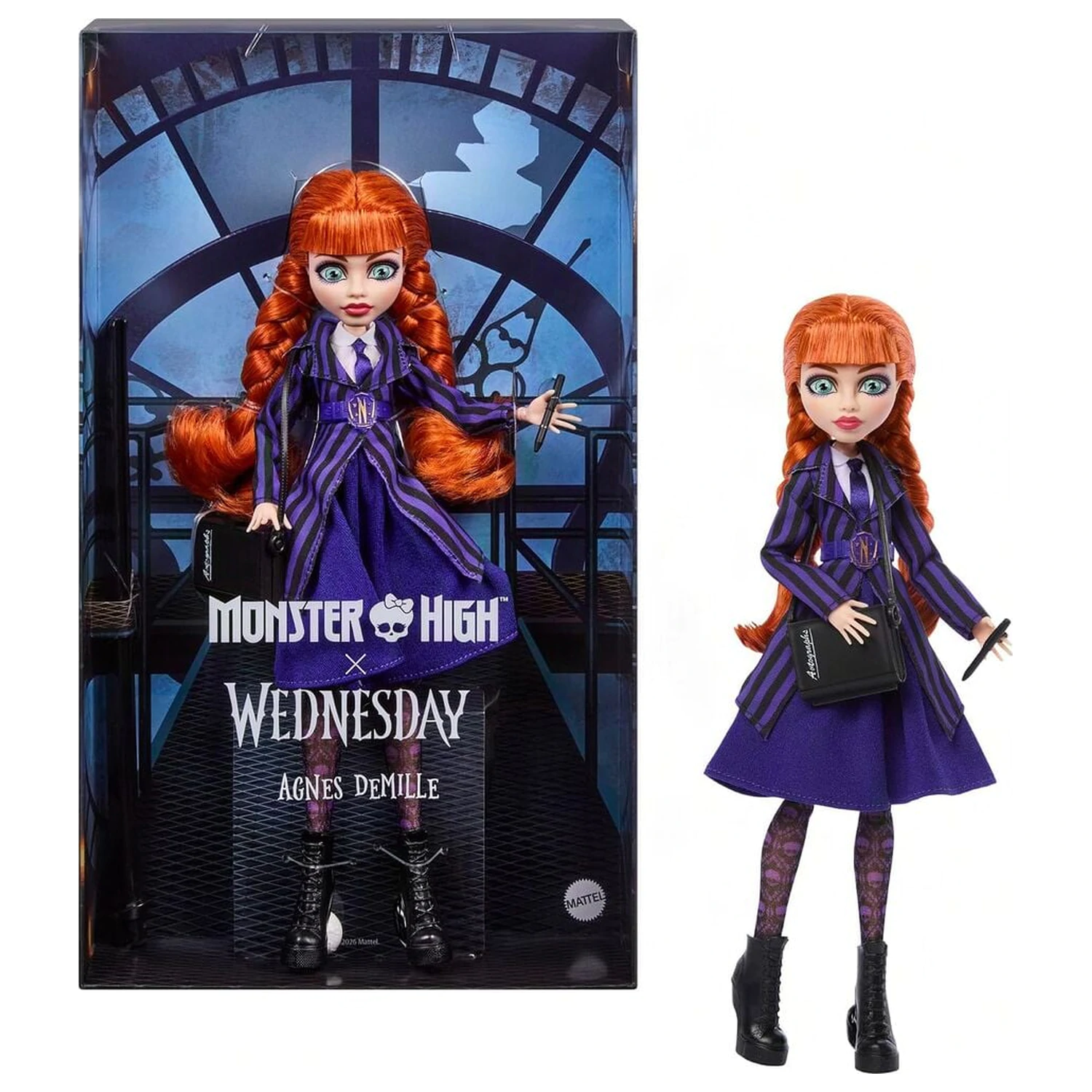 Monster High Wednesday Agnes panenka fotografii produktu