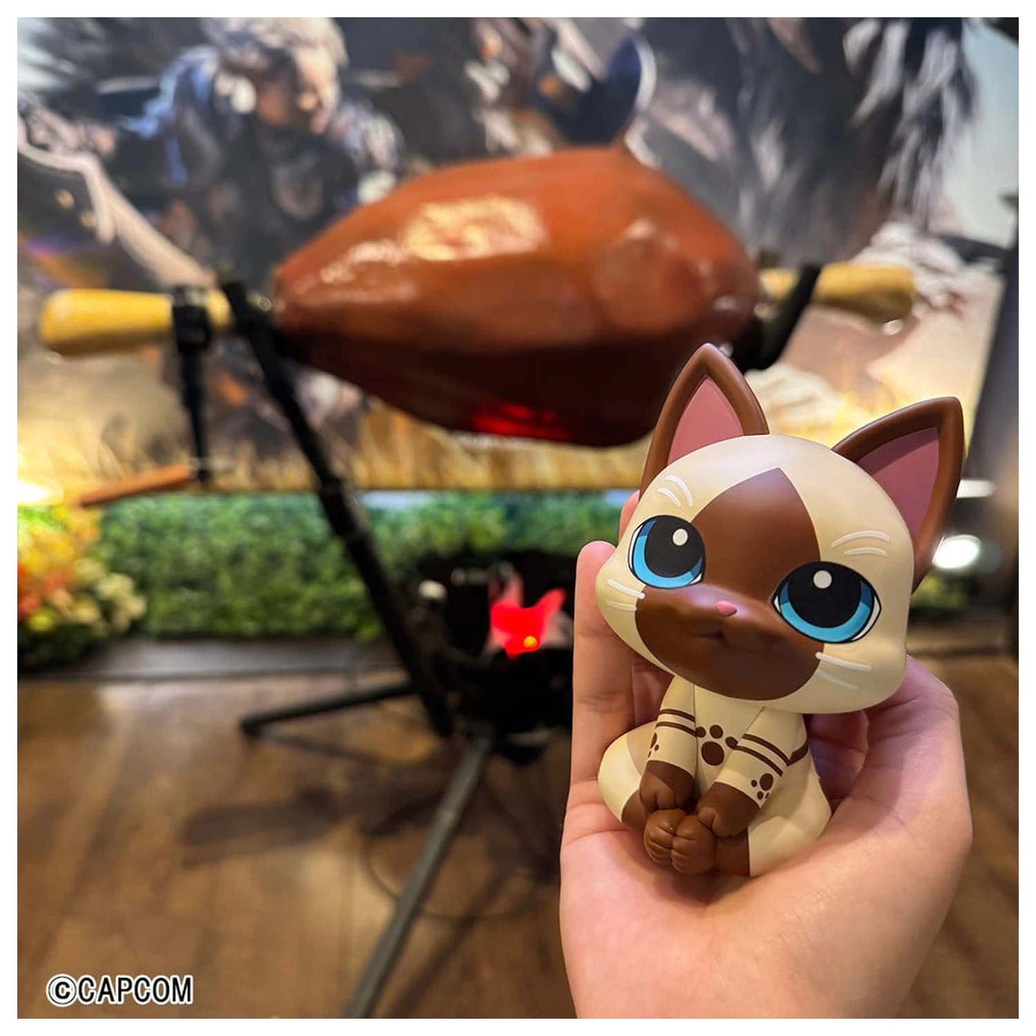 Monster Hunter Look Up PVC Figurka Airou 11 cm fotografii produktu