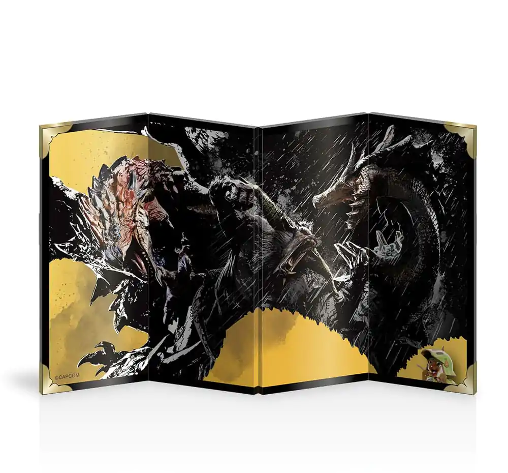 Monster Hunter Mini Skládací Paraván Tušová Malba fotografii produktu