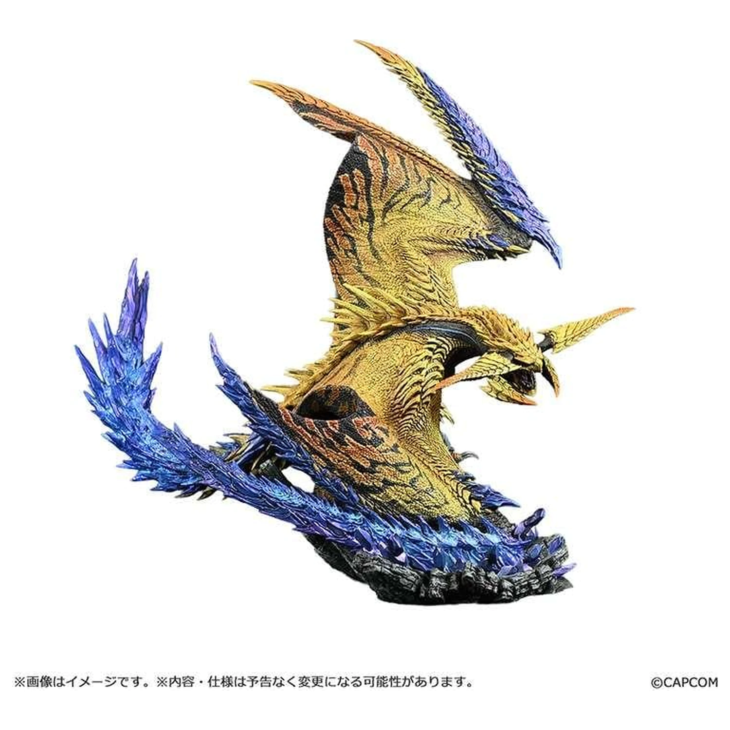 Monster Hunter Shining Thunder Wyvern Rey Dau Socha 28 cm fotografii produktu
