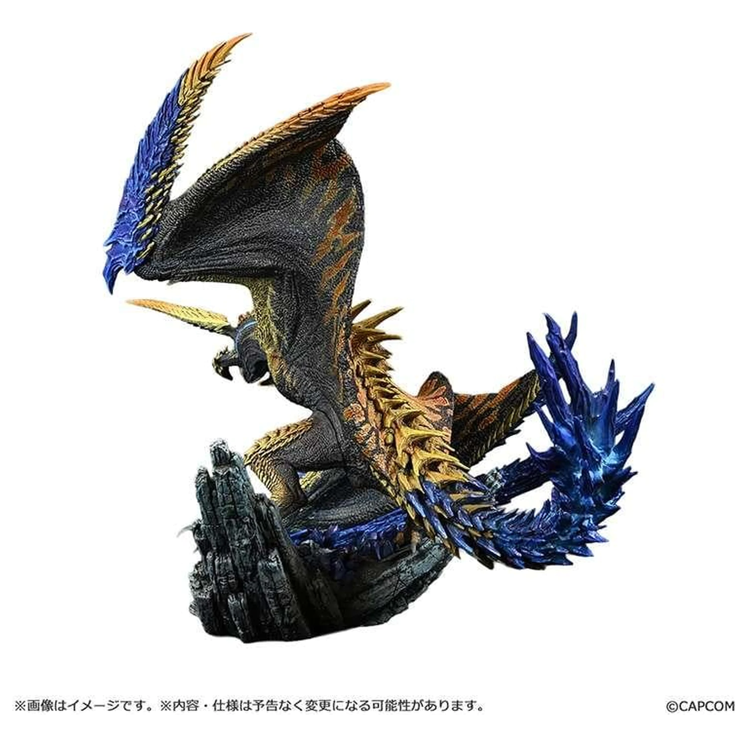 Monster Hunter Shining Thunder Wyvern Rey Dau Socha 28 cm fotografii produktu