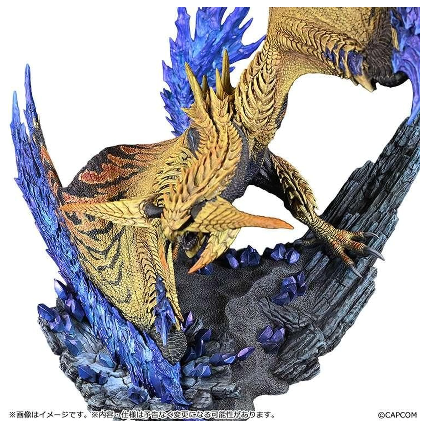 Monster Hunter Shining Thunder Wyvern Rey Dau Socha 28 cm fotografii produktu