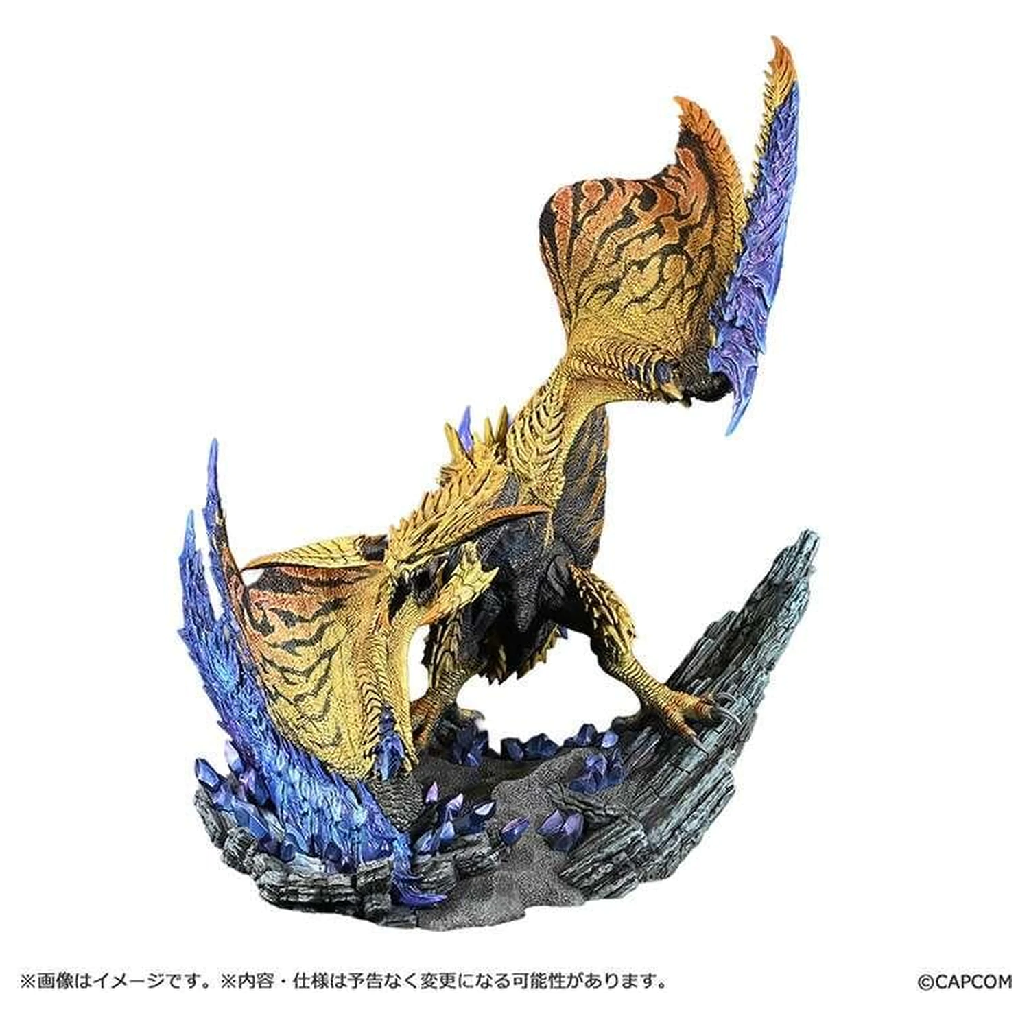 Monster Hunter Shining Thunder Wyvern Rey Dau Socha 28 cm fotografii produktu