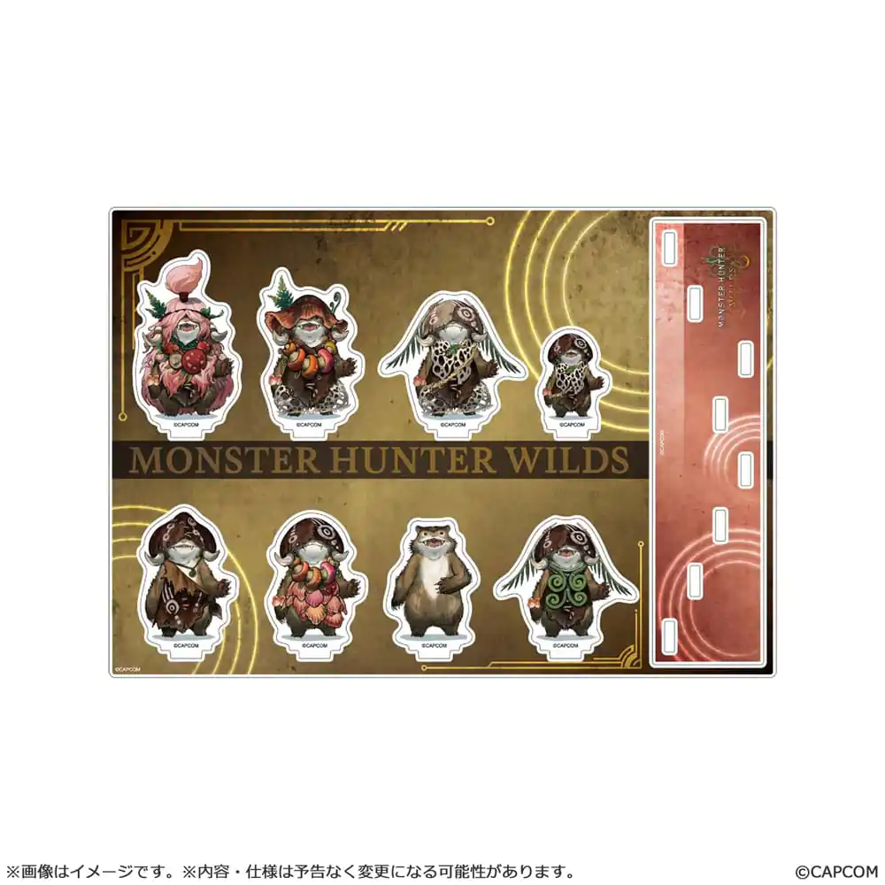 Monster Hunter Wilds Acrylic Stand Plumpeach Set 15 cm Akrylový Stojan fotografii produktu