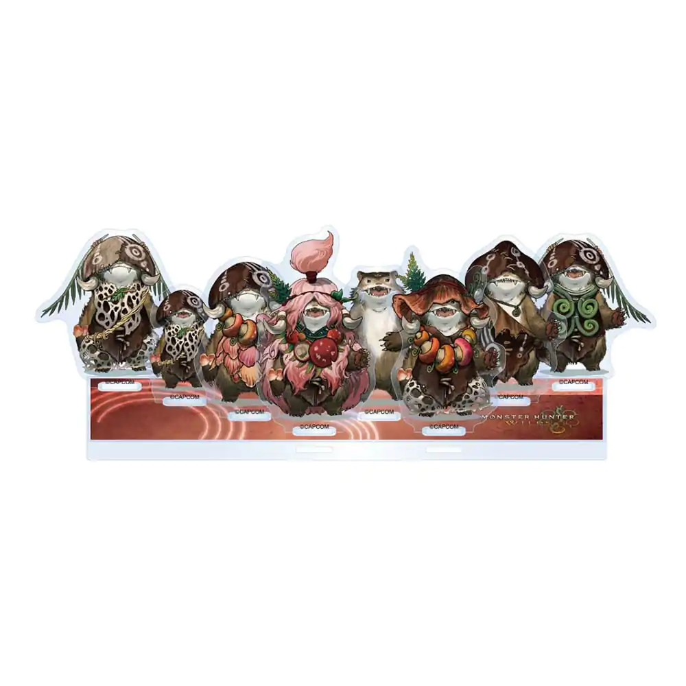 Monster Hunter Wilds Acrylic Stand Plumpeach Set 15 cm Akrylový Stojan fotografii produktu