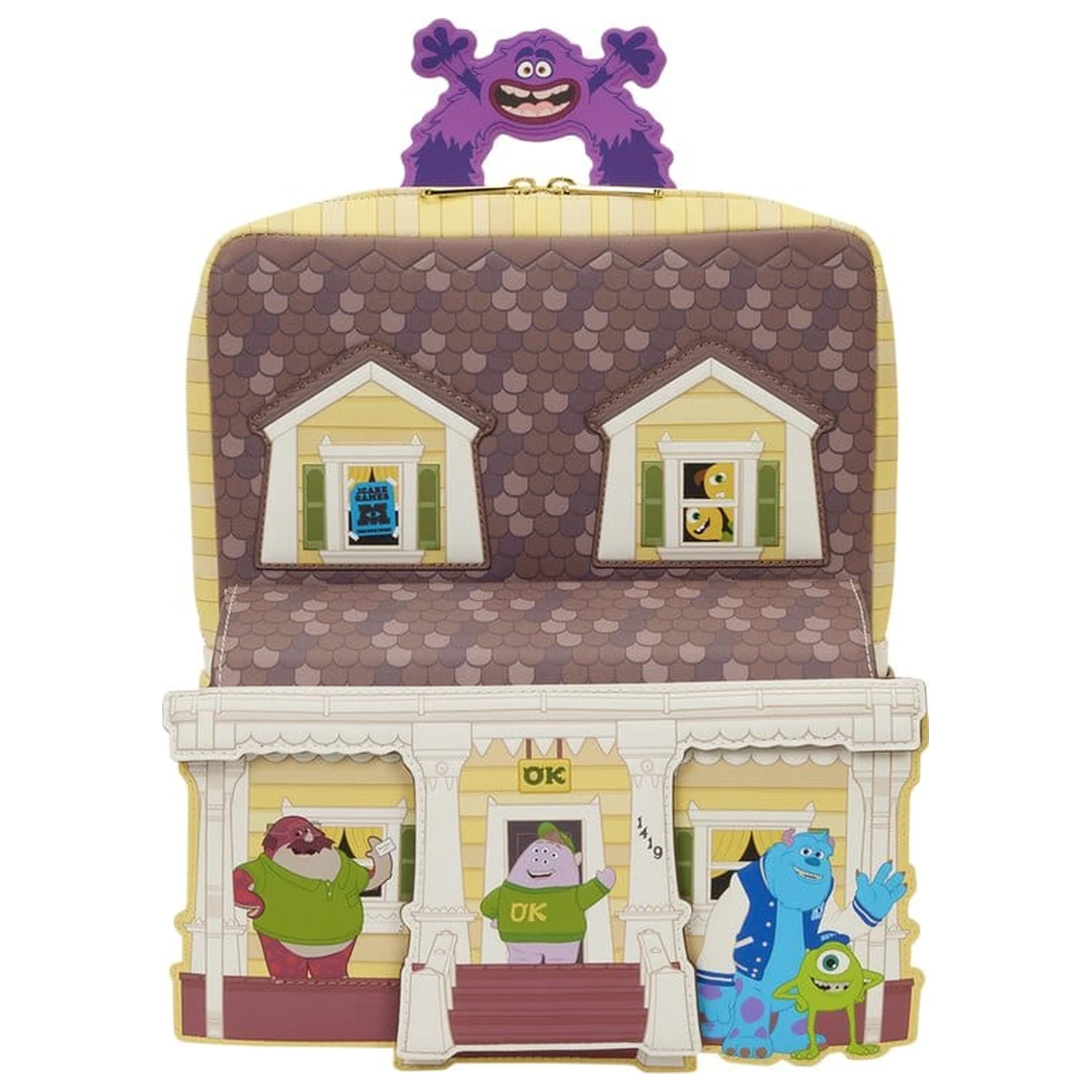 Monsters University Oozma Kappa House figurovaný mini batoh fotografii produktu