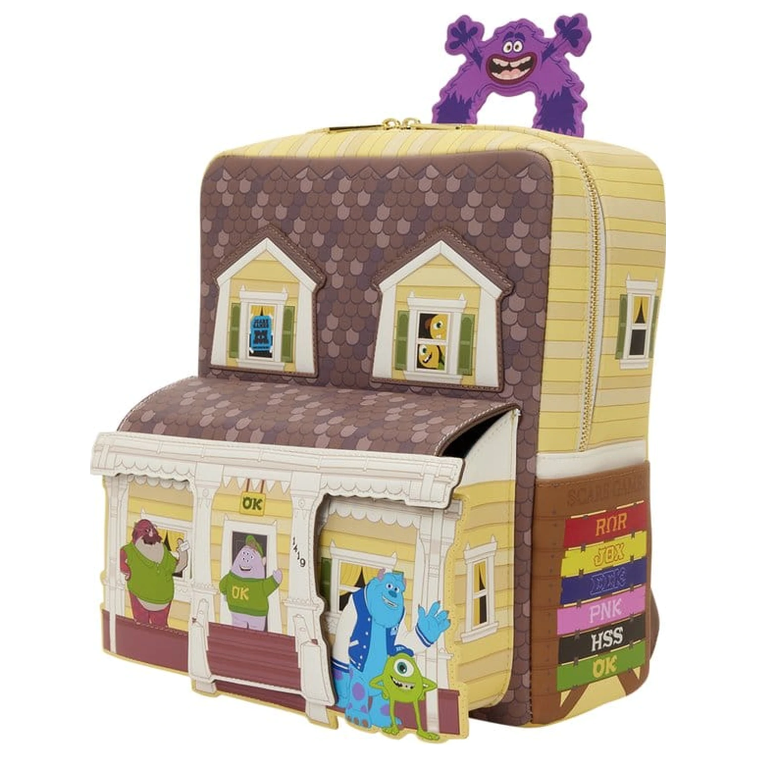 Monsters University Oozma Kappa House figurovaný mini batoh fotografii produktu