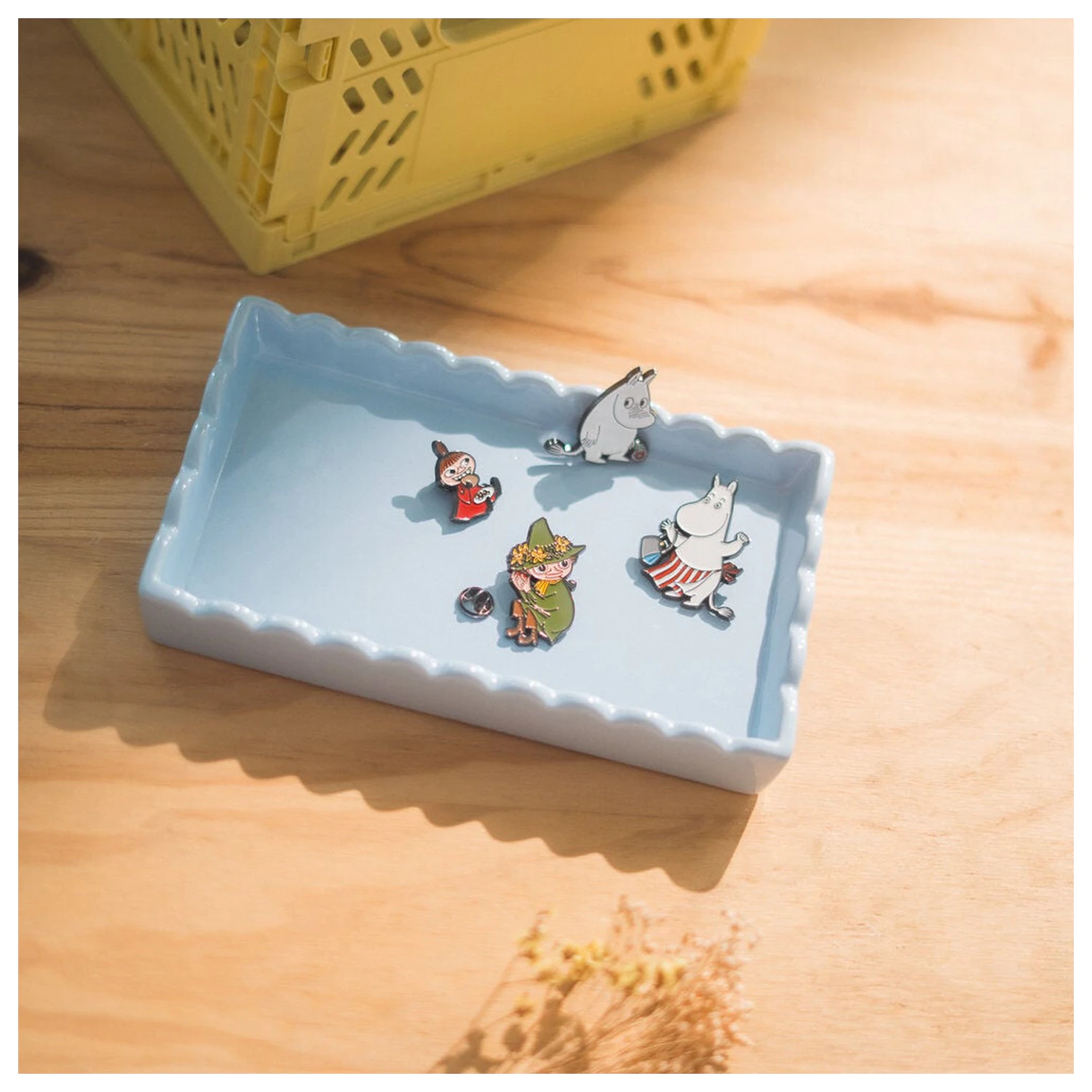 Moomin sada 4 odznaků fotografii produktu