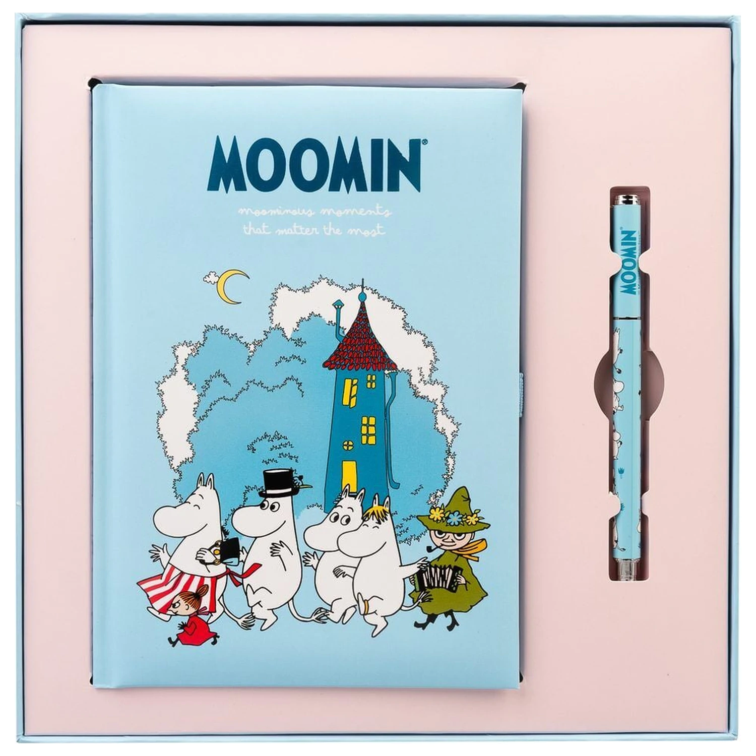 Moomin A5 zápisník a sada pera fotografii produktu