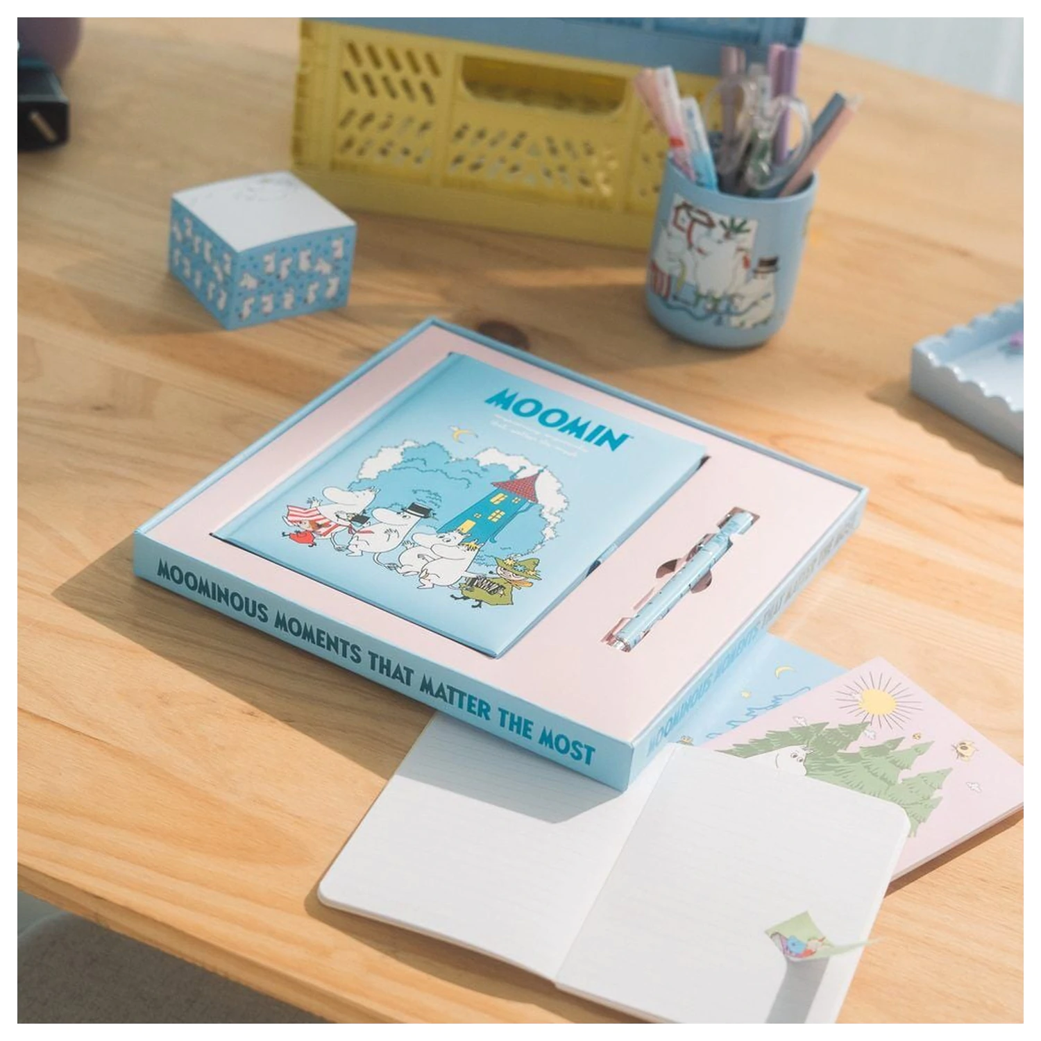 Moomin A5 zápisník a sada pera fotografii produktu