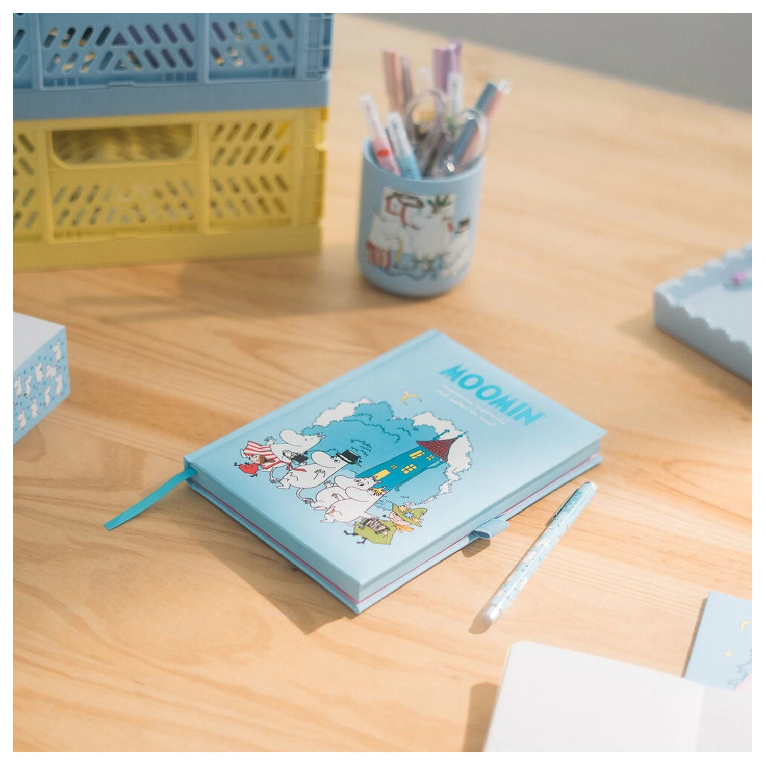 Moomin A5 zápisník a sada pera fotografii produktu