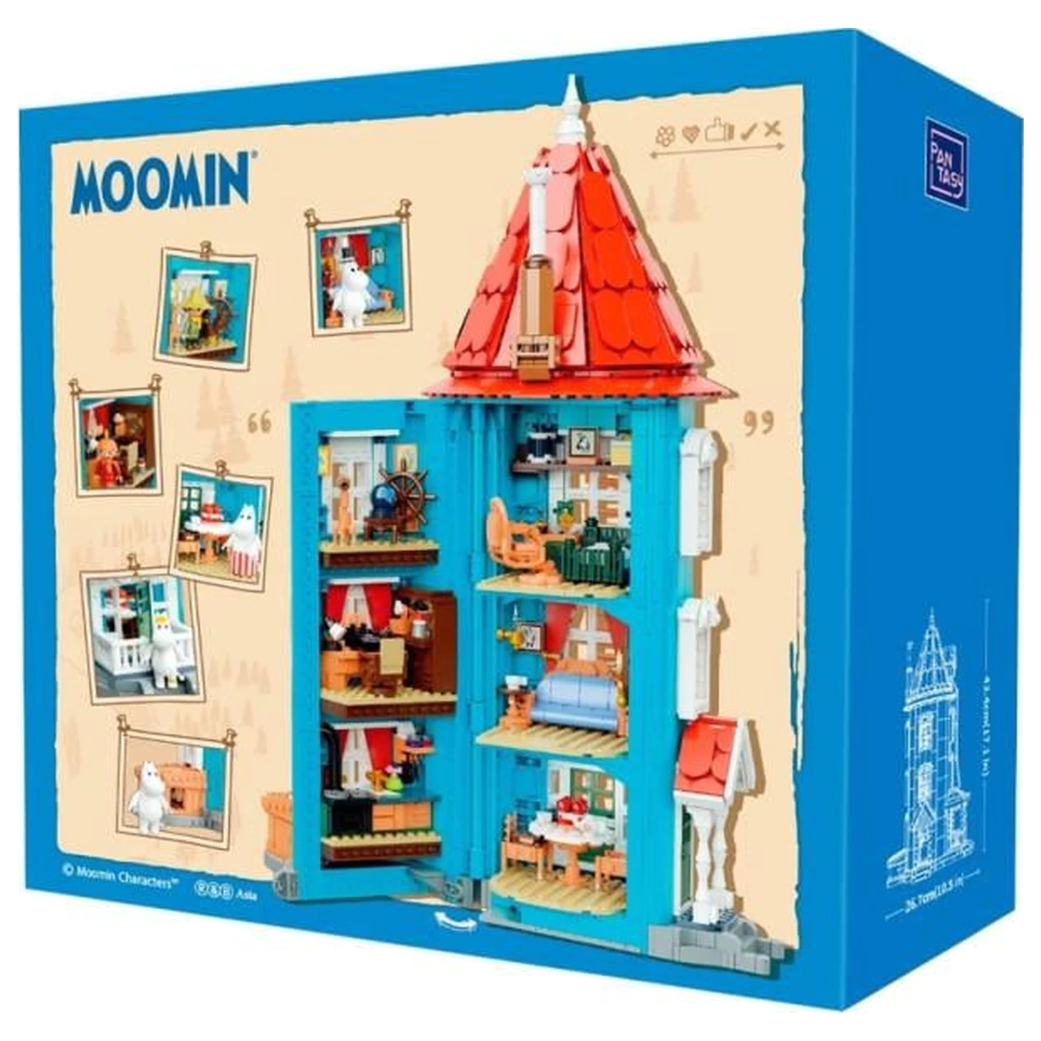 MOOMIN Stavebnice Moomin House 1757 ks fotografii produktu