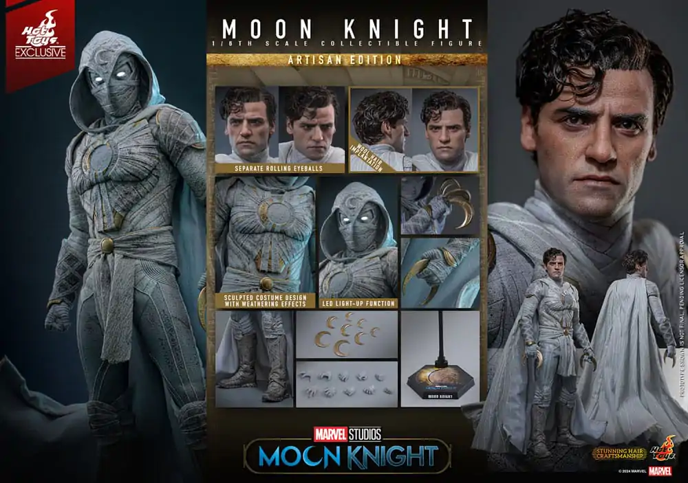 Akční figurka Moon Knight 1/6 Moon Knight Artisan Edition 29 cm fotografii produktu