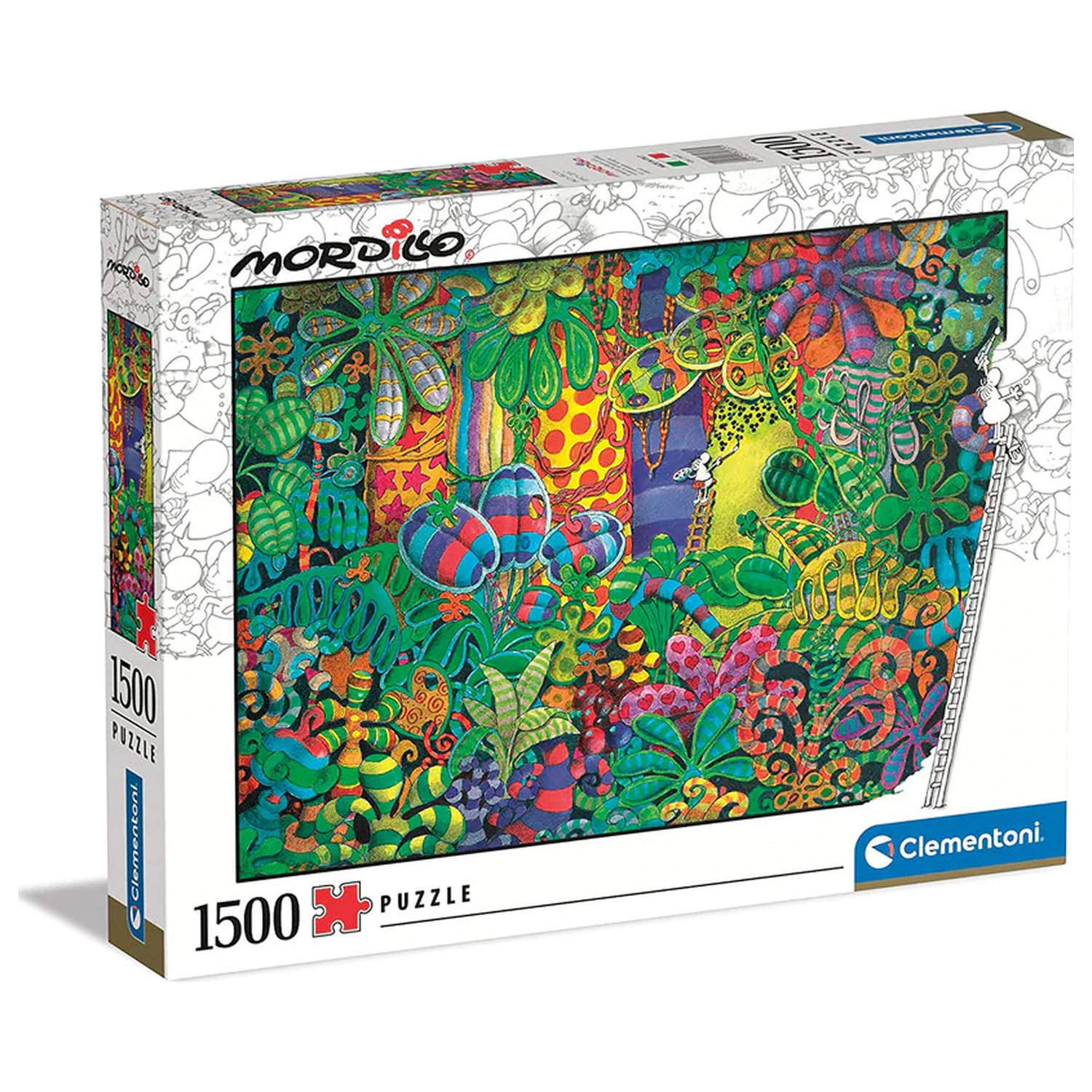 Mordillo 1500dílné puzzle Clementoni fotografii produktu