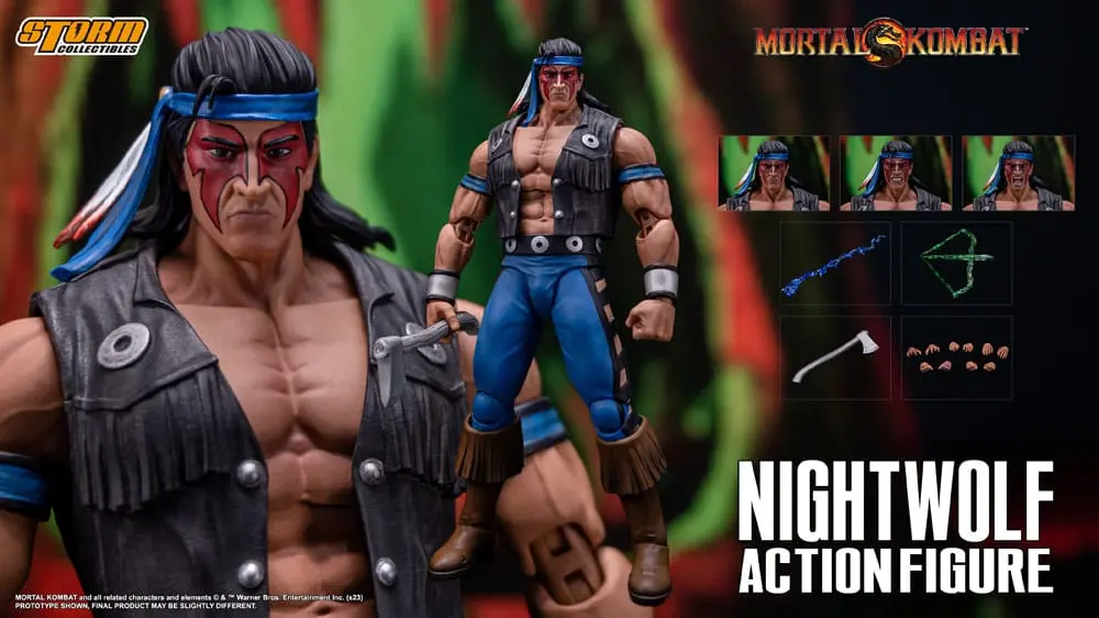 Akční figurka Mortal Kombat 1/12 Nightwolf 18 cm fotografii produktu