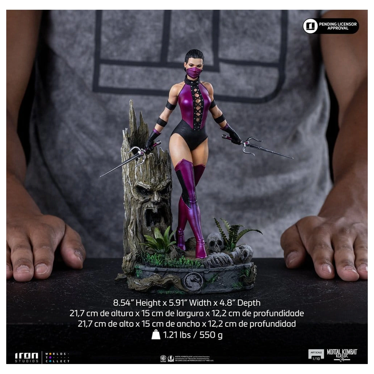 Mortal Kombat Art Scale Socha 1/10 Mileena 22 cm fotografii produktu