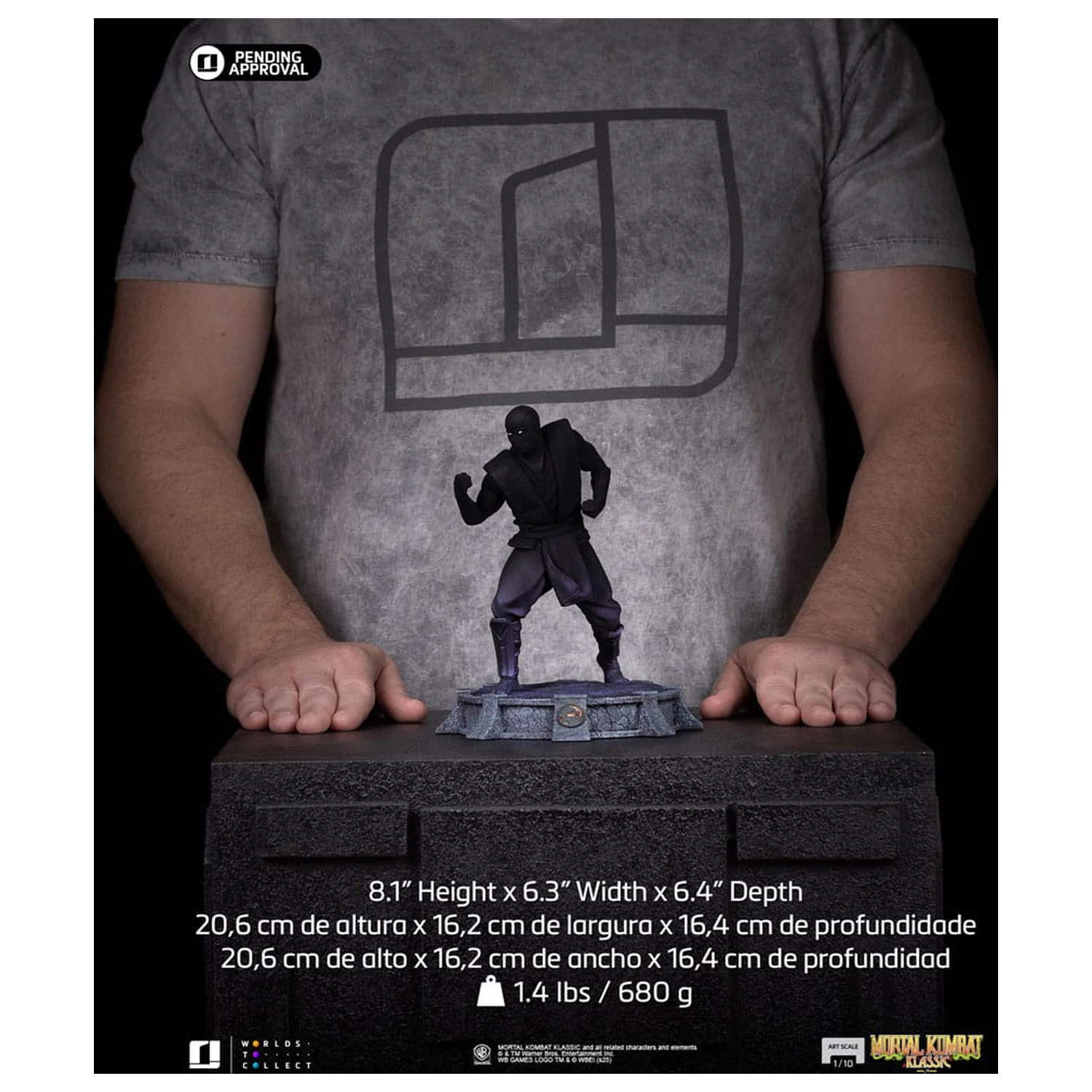 Mortal Kombat Art Scale Socha 1/10 Noob Saibot (Ninjas Collection) 21 cm fotografii produktu