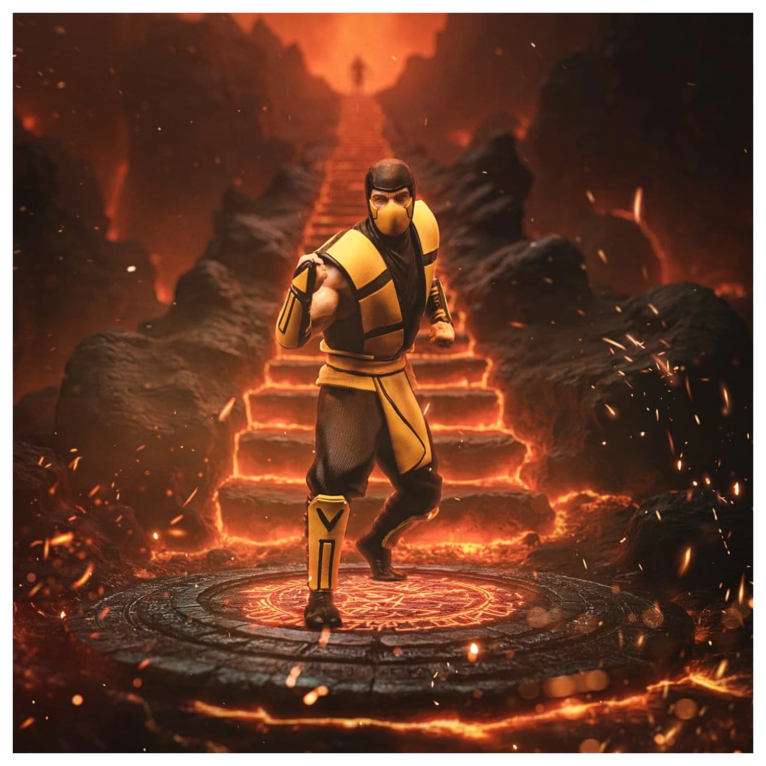 Mortal Kombat Sběratelská socha v měřítku 1/10 Scorpion (Variant) 21 cm fotografii produktu