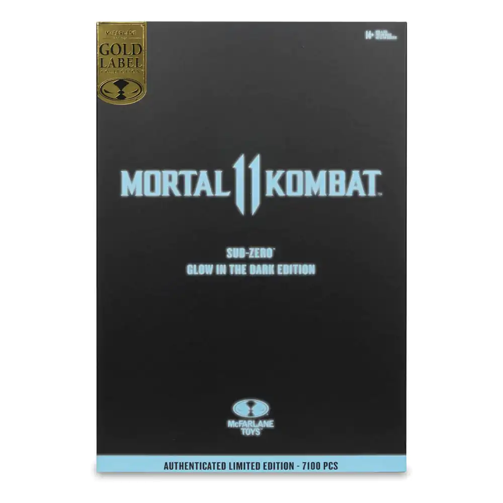 Mortal Kombat Akční figurka Glow in the Dark Edition Sub-Zero (Gold Label) 18 cm fotografii produktu