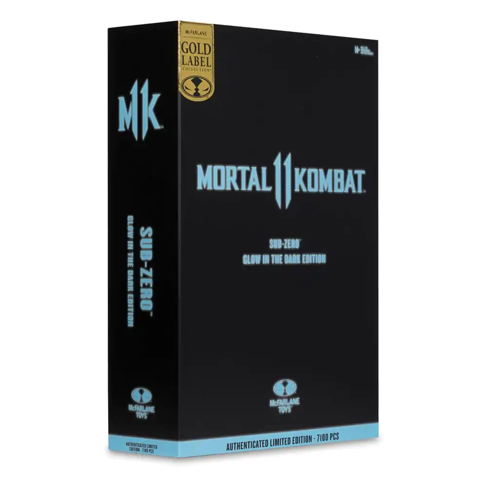 Mortal Kombat Akční figurka Glow in the Dark Edition Sub-Zero (Gold Label) 18 cm fotografii produktu
