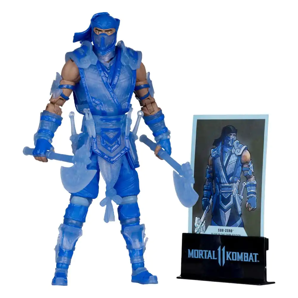 Mortal Kombat Akční figurka Glow in the Dark Edition Sub-Zero (Gold Label) 18 cm fotografii produktu