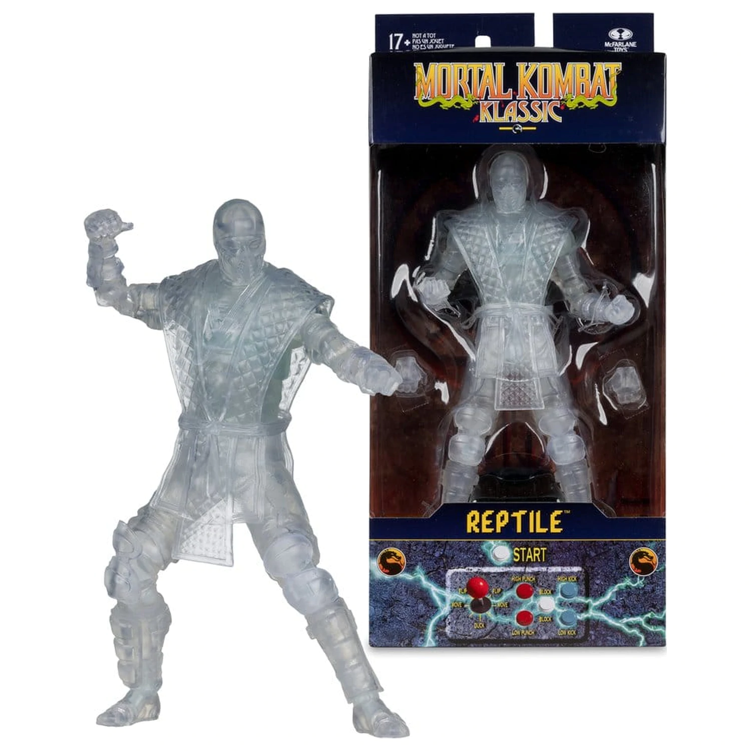 Mortal Kombat Klassic akční figurka Reptile (Invisible) 18 cm fotografii produktu