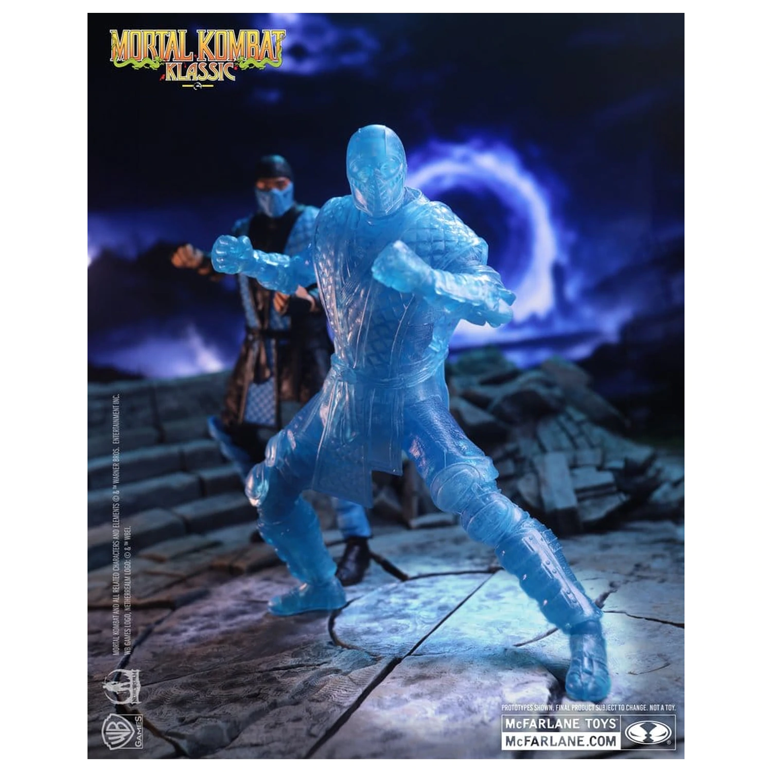 Mortal Kombat Klassic akční figurka Sub-Zero (Ice Clone) 18 cm fotografii produktu