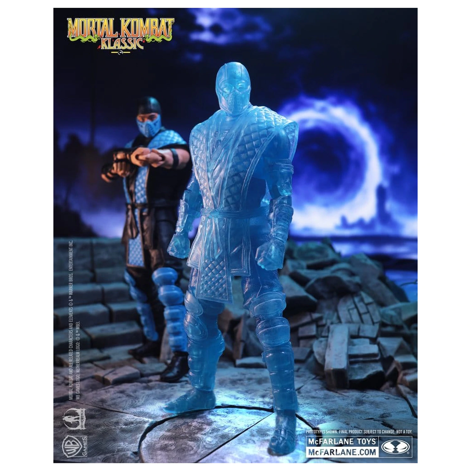 Mortal Kombat Klassic akční figurka Sub-Zero (Ice Clone) 18 cm fotografii produktu