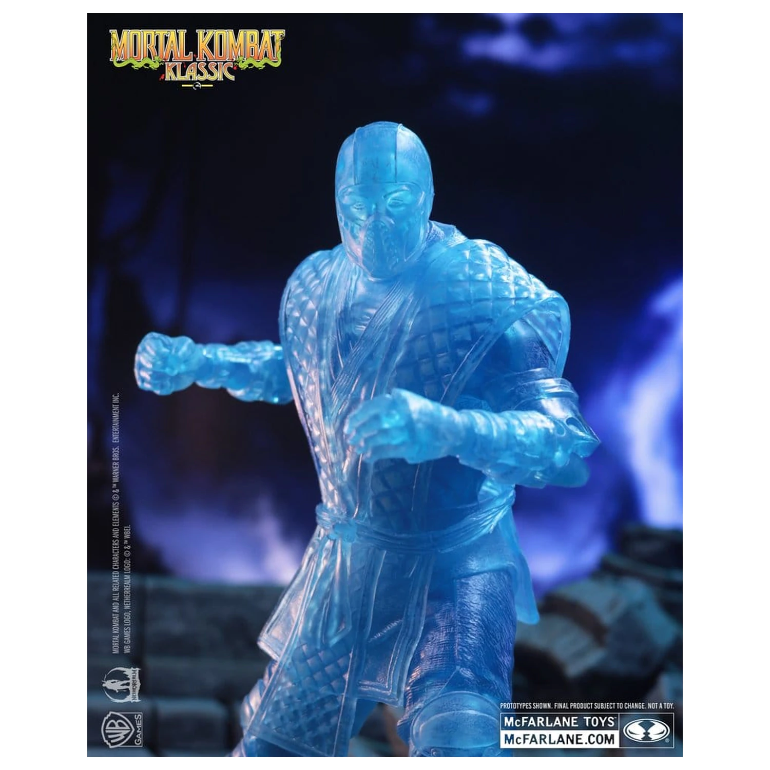 Mortal Kombat Klassic akční figurka Sub-Zero (Ice Clone) 18 cm fotografii produktu