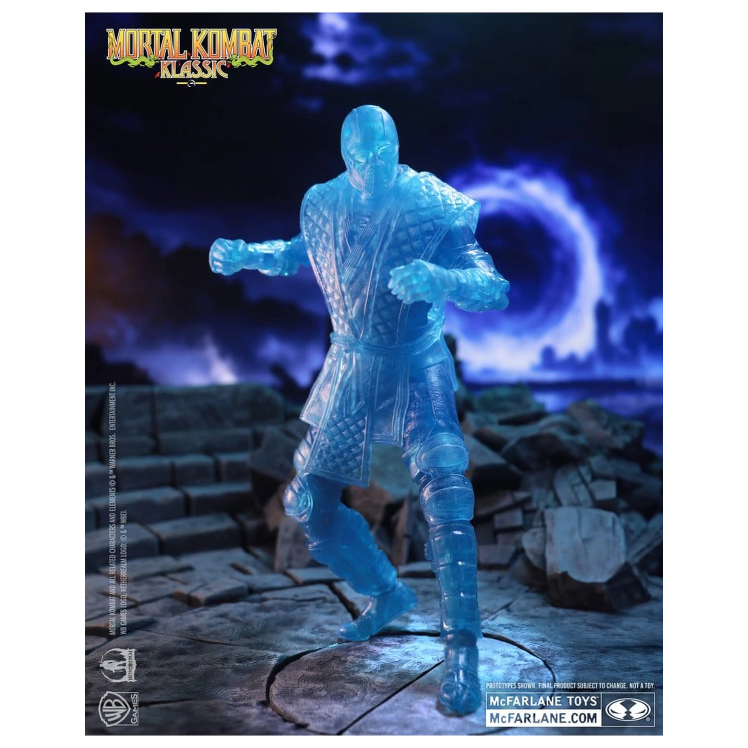 Mortal Kombat Klassic akční figurka Sub-Zero (Ice Clone) 18 cm fotografii produktu