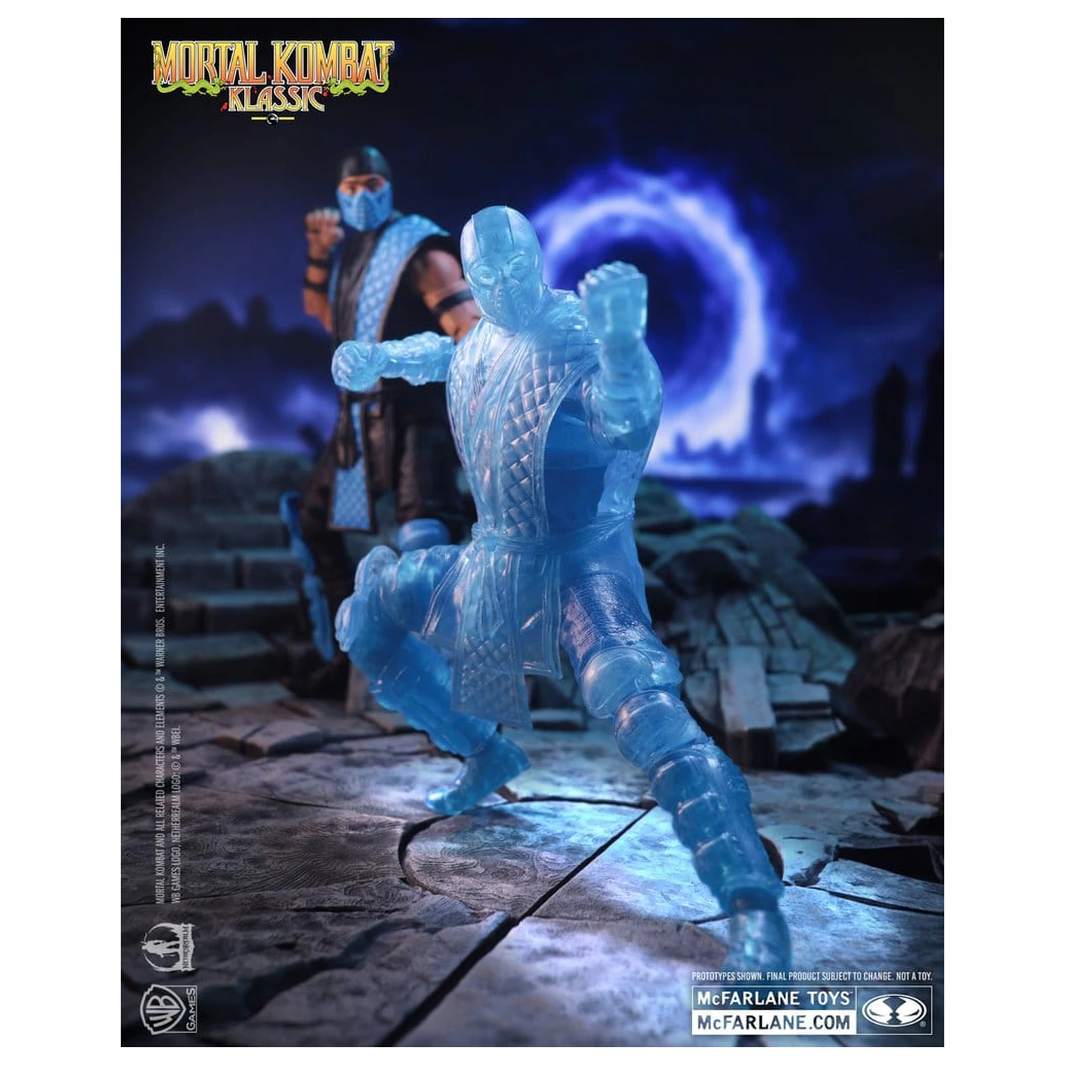 Mortal Kombat Klassic akční figurka Sub-Zero (Ice Clone) 18 cm fotografii produktu