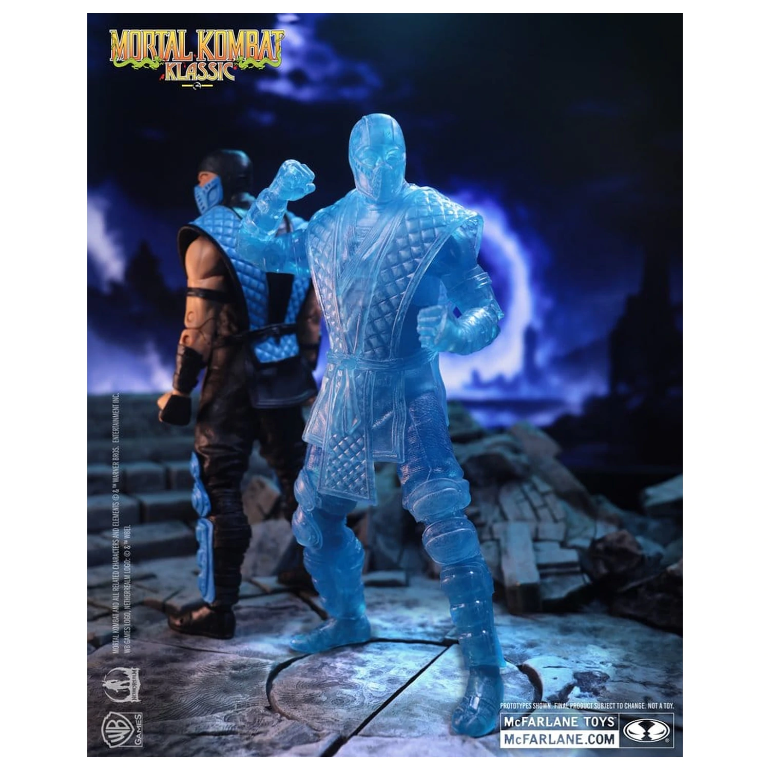 Mortal Kombat Klassic akční figurka Sub-Zero (Ice Clone) 18 cm fotografii produktu