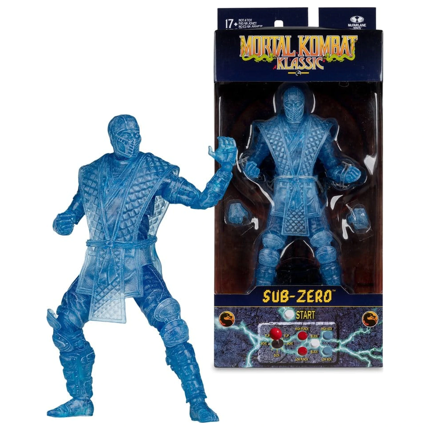 Mortal Kombat Klassic akční figurka Sub-Zero (Ice Clone) 18 cm fotografii produktu