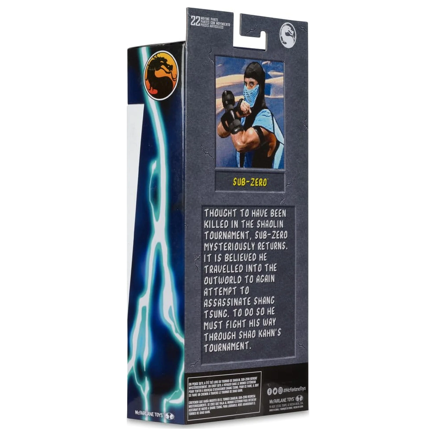 Mortal Kombat Klassic akční figurka Sub-Zero (Ice Clone) 18 cm fotografii produktu